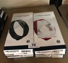 5 X FITBIT INSPIRE HEALTH & FITNESS TRACKER WITH AUTO-EXERCISE RECOGNITION, 5 DAY BATTERY, SLEEP & SWIM TRACKING, SANGRIA.: LOCATION - J2