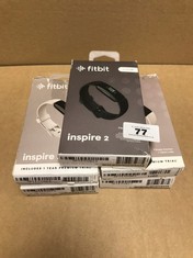 5 X FITBIT INSPIRE 2 HEALTH & FITNESS TRACKER, 24/7 HEART RATE & UP TO 10 DAYS BATTERY.: LOCATION - J2