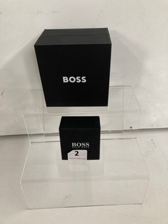 BOSS BY HUGO BOSS GENTS WATCH TOGETHER WITH A PAIR OF BOSS BY HUGO BOSS EARRINGS RRP £350