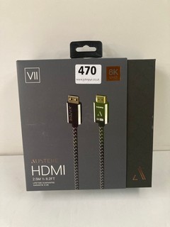 AUSTERE HDMI CABLE 2,5M 8,2FT