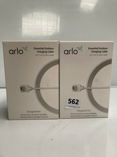 2 X ARLO ESSENTIAL OUTDOOR CHARGING CABLE