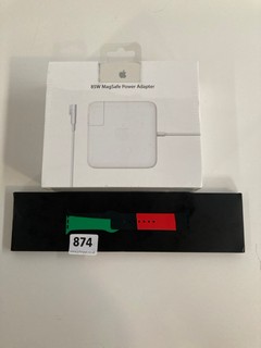1 X 85W MAGSAFE POWER ADAPTER & 1 X SPORT BAND