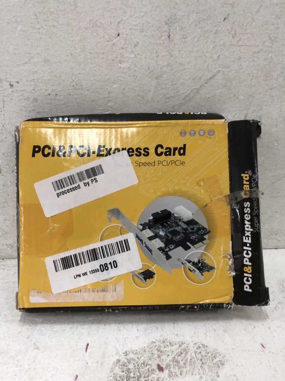 John Pye Auctions 1X DVT J DASH CAM FOR CAR 1X PCI EXPRESS CARD RRP£250
