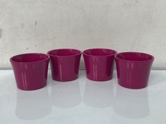 11 X 6-PIECE 12CM PLANTER IN PURPLE (COLLECTION ONLY)