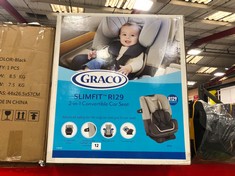 GRACO SLIMFIT R129 2-IN-1 CONVERTIBLE CAR SEAT (DELIVERY ONLY)