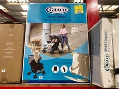 GRACO DUORIDER LIGHTWEIGHT DOUBLE PUSHCHAIR - RRP £150 (DELIVERY ONLY)