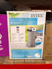 INTEX KRYSTAL CLEAR C1000 FILTER PUMP (DELIVERY ONLY)