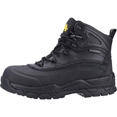 QTY OF ITEMS TO INCLUDE AMBLERS SAFETY: BLACK FS430 HYBRID WATERPROOF NON-METAL SAFETY BOOT 11, AMBLERS SAFETY: BLACK FS430 HYBRID WATERPROOF NON-METAL SAFETY BOOT 11 (DELIVERY ONLY)