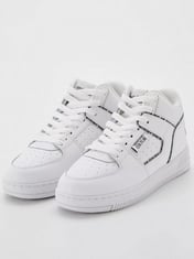 VERSACE JEANS COUTURE MEYSSA 80S LOOK TRAINERS IN WHITE - SIZE 6 - RRP £166 (DELIVERY ONLY)