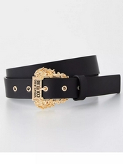 VERSACE COUTURE WOMEN'S JEANS BELT BLACK, BLACK, 85 - RRP £139 (DELIVERY ONLY)