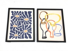 4 X ASSORTED ART PRINTS TO INCLUDE JOHN LEWIS ANNIE WARREN 'LE VASE II' FRAMED PRINT (DELIVERY ONLY)