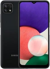SAMSUNG A22 5G PHONE (ORIGINAL RRP - £185) IN BLACK. (WITH BOX) [JPTC66536]