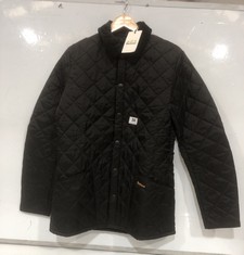 BARBOUR HERITAGE LIDDESDALE QUILTED COAT IN BLACK SIZE M RRP £129 (DELIVERY ONLY)
