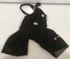 CASTELLI ENDURANCE 3 BIBSHORT IN BLACK SIZE XXL RRP £120 (DELIVERY ONLY)