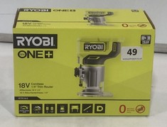 RYOBI ONE+ 18V CORDLESS 1/4" TRIM ROUTER (DELIVERY ONLY)