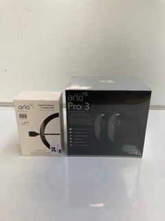 ARLO PRO 3 WIRE FREE SECURITY CAMERA, ARLO OUTDOOR CHARGING CABLE RRP £230
