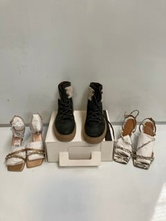 QTY OF ASSORTED GOODS TO INCLUDE AND/OR  MOJITO HEELS, KIN BY JOHN LEWIS SANDALS