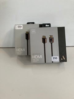 AUSTERE 3 SERIES 2.5 METRE HDMI CABLE, TO ALSO INCLUDE AUSTERE 3 SERIES 5 METRE HDMI CABLE