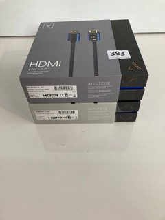 AUSTERE 5 SERIES 2.5 METRE HDMI CABLE, TO ALSO INCLUDE 3 SERIES 5 METRE HDMI CABLE