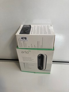 ARLO VIDEO DOORBELL, TO ALSO INCLUDE ARLO ESSENTIAL OUTDOOR CHARGING CABLE (RRP: £179)