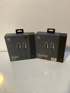 2 X AUSTERE 7-SERIES 2.5 METRE HDMI CABLE
