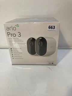 ARLO PRO 3 SECURITY CAMERA SYSTEM (RRP: £220)