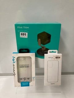 HIVE VIEW INDOOR CAMERA TOGETHER WITH TWO PHONE CASES