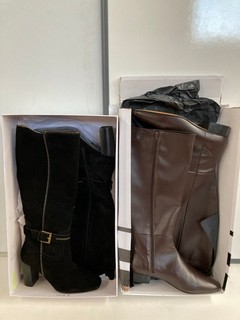 4 X PAIRS OF BOOTS TO INCLUDE AND/OR TATE BLACK SIZE 7