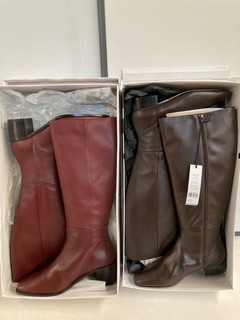 4 X PAIRS OF BOOTS TO INCLUDE JOHN LEWIS TAMMIE RDBD SIZE 37 EU