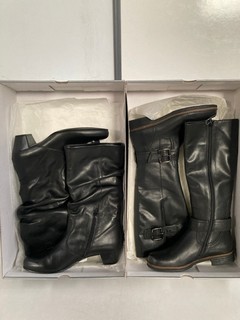 2 X PAIRS OF GABOR SHOES TOGETHER WITH TWO PAIRS OF GABOR BOOTS TO INCLUDE SIZE 7
