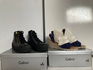 4 X PAIRS OF GABOR SHOES TO INCLUDE GABOR DANE SIZE 4