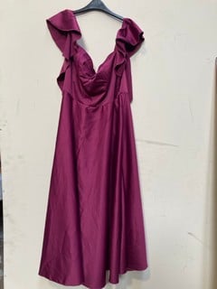 QTY OF ASSORTED DRESSES TO INCLUDE PURPLE JOHN LEWIS EXAMPLE SIZE 18