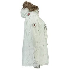 GEOGRAPHICAL NORWAY - WOMEN'S BOOMERA PARKA WHITE XL - LOCATION 37A.