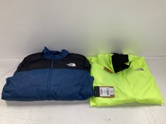 2 X THE NORTH FACE COAT INCLUDING PHOSPHOR YELLOW JACKET SIZE XXL - LOCATION 41A.