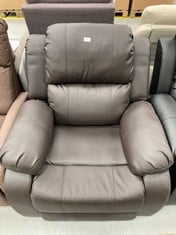NALUI RELAX MASSAGE CHAIR TREVI CHOCOLATE COLOUR.