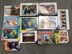 12 X CHILDREN'S GAMES INCLUDING HARRY POTTER PUZZLE