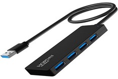 22 X USB HUB, HOPDAY USB3.0 HUB WITH 4 USB 3.0 PORTS, 5GBPS DATA TRANSMISSION HUB, COMPATIBLE WITH LAPTOP, PC, KEYBOARD, MOUSE, WEBCAM, USB FAN AND USB CABLES ETC...