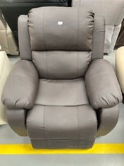 NALUI RELAX MASSAGE CHAIR TREVI ELEVATOR CHOCOLATE 1200344(BRUSHED).
