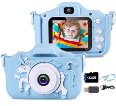10 X KIDS CAMERA,KIDS SELFIE CAMERA,KIDS DIGITAL SELFIE CAMERA WITH 32G SD CARD,1080P HD VIDEO RECORDER,KIDS CAMERA TOY FOR BOYS AND GIRLS,GIFTS FOR KIDS FROM 3 TO 12 YEARS OLD.