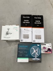 5 X HOUSEHOLD ITEMS INCLUDING CECOTEC FAN .