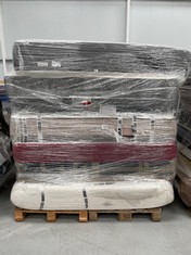 PALLET OF MATTRESSES OF VARIOUS MODELS AND SIZES (MAY BE DIRTY OR DAMAGED).