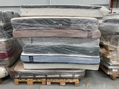 PALLET OF MATTRESSES REST VARIOUS MODELS AND SIZES INCLUDING KUO DREAM ORSAY SPRING 105X190X26 CM (MAY BE DAMAGED OR STAINED).