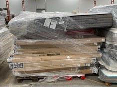 PALLET OF ASSORTED HOME FURNITURE VARIOUS MODELS AND SIZES INCLUDING PLATINUM MATNATURE MATTRESS 150X200 CM (MAY BE DAMAGED OR INCOMPLETE).