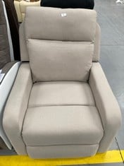NALUI RECLINER ONE FABRIC SAND COLOUR .
