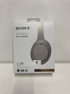 SONY WH-1000XM4 WIRELESS NOISE CANCELLING STEREO HEADPHONES