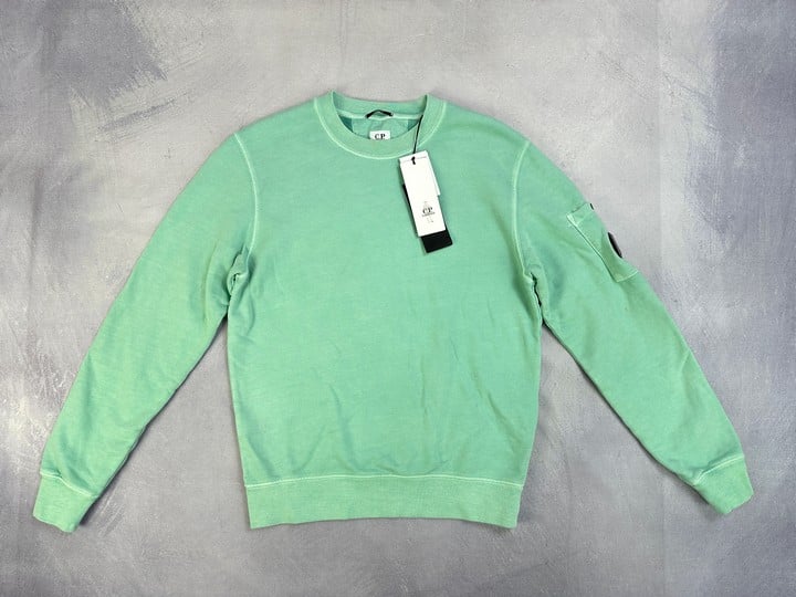C.P. Company Lens Arm Sweatshirt With Tags - Size S (VAT ONLY PAYABLE ON BUYERS PREMIUM)