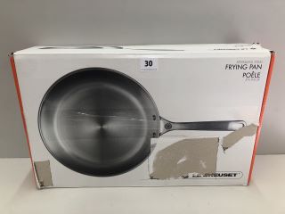 LE CREUSET STAINLESS STEEL FRYING PAN