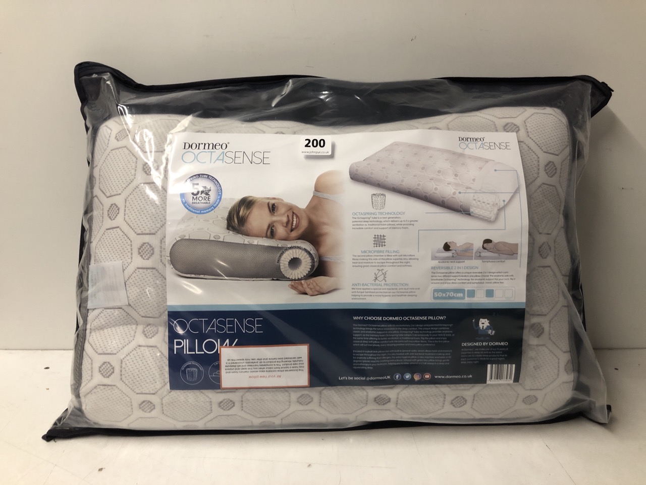 John Pye Auctions DORMEO OCTASENSE PILLOW