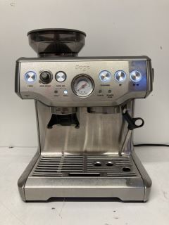 SAGE 'THE BARISTA EXPRESS' STAINLESS STEEL COFFEE MACHINE WITH ADJUSTABLE MILK FROTHER