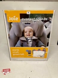 JOIE EVERY STAGE FX GROUP 0+/1/2/3 4 SEATS IN 1 CHILDRENS CAR SEAT RRP: £129